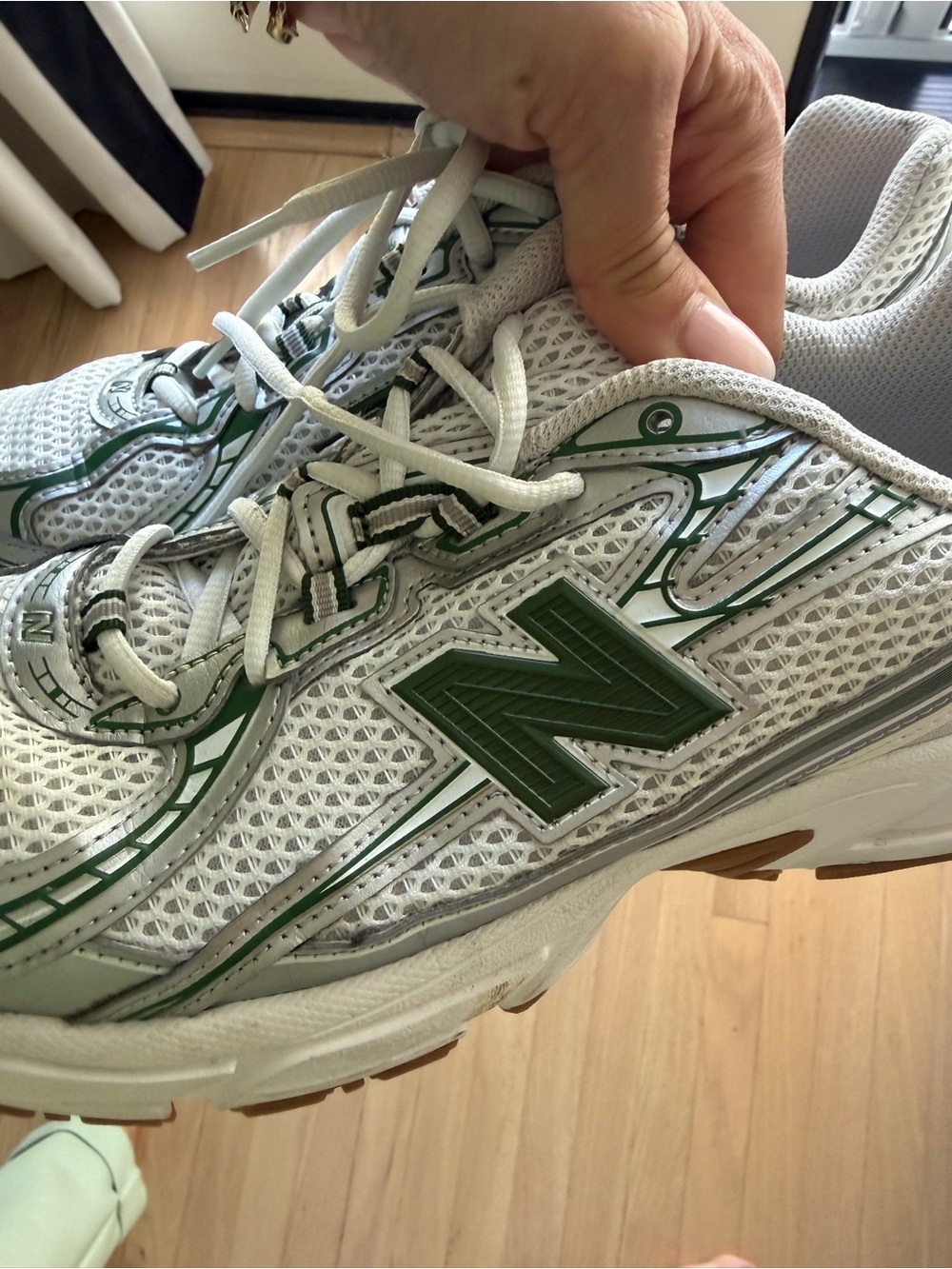New Balance 740 green/ gray size 10 - Picture 3 of 10